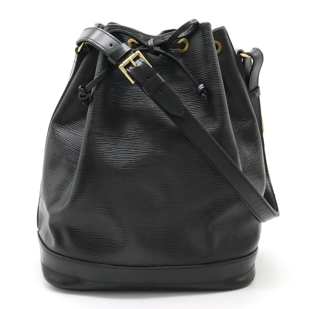 Louis Vuitton Epi Noe Shoulder Bag Hobo Semi Shoulder Leather Noir Black